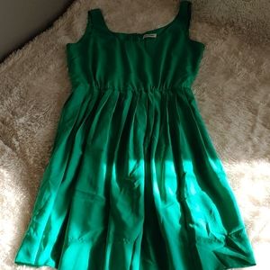 Calvin Klein Kelly Green Party Dress Size 8